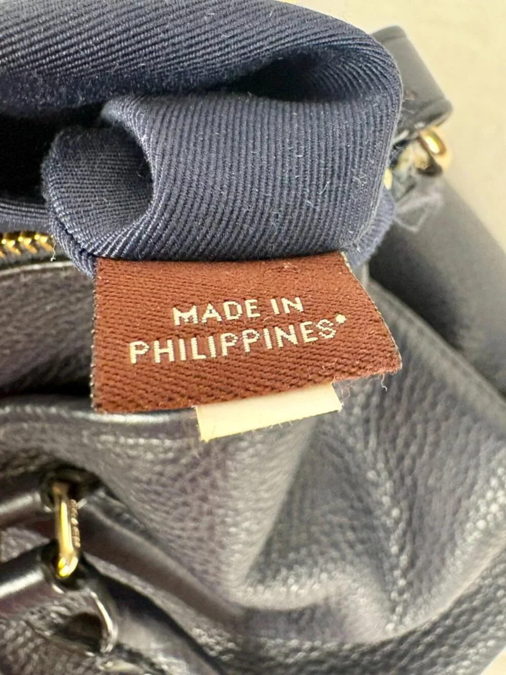 Coach Morgan Satchel in Midnight Navy Blue with Scarf - Picture 9 of 16